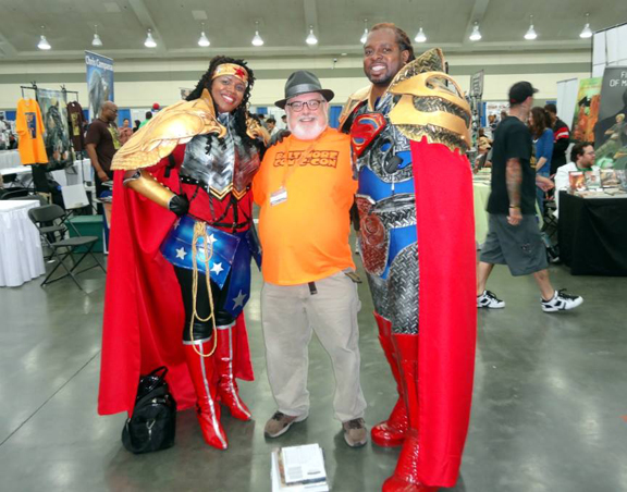 Me with Harry & Friend (I don't recall her name). Harry led a cosplay panel on Saturday.