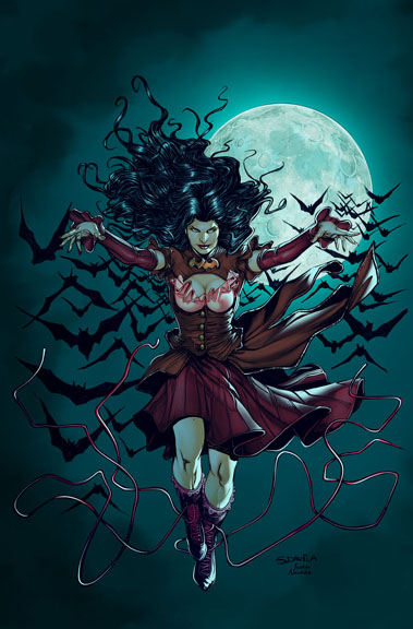 Legenderry: Vampirella cover by Davila