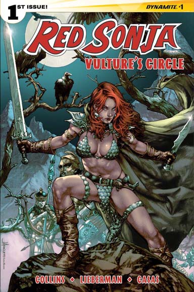 Red Sonja: Vulture's Circle #1 cover by Jay Anacleto