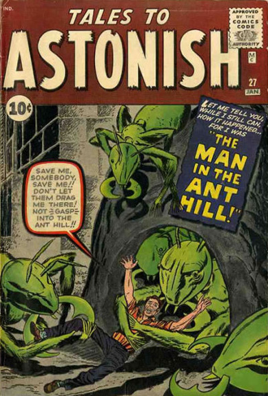 Tales to Astonish #27. Cover by Jack Kirby & Dick Ayers