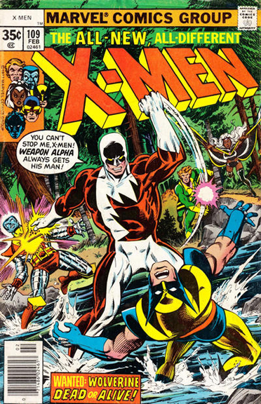 Guardian's first appearance in X-Men #109