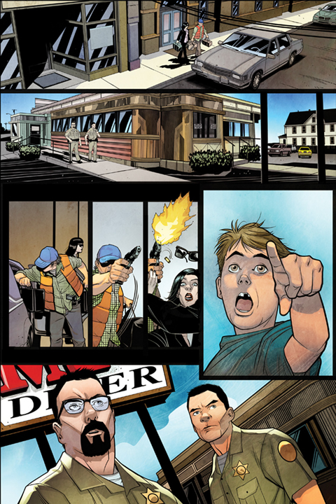 Grand Passion #1 preview page 3. Art by Tom Feister.
