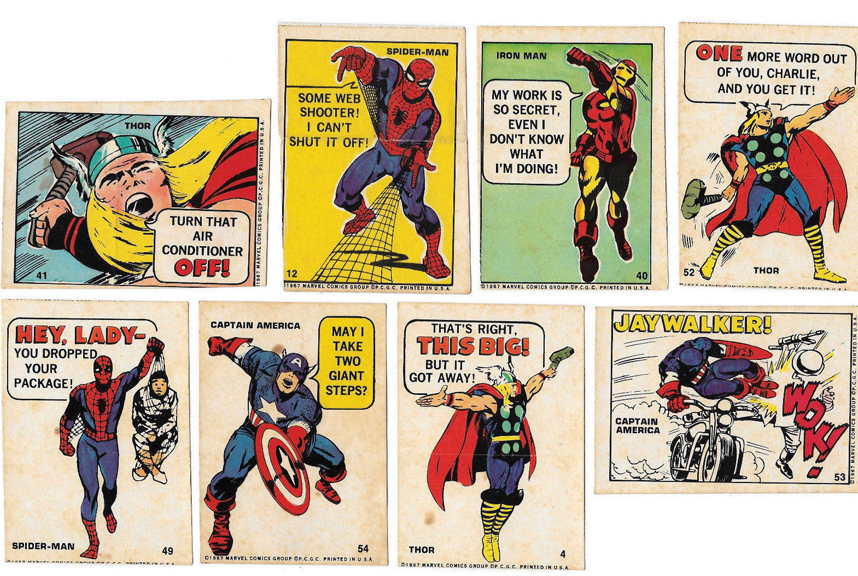 Marvel stickers