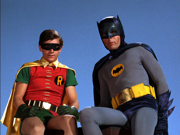 You Wear It Well. A Little Old Fashioned, But That’s Alright. Batman and Robin, Burt Ward and Adam West 1966 Batman TV Series.