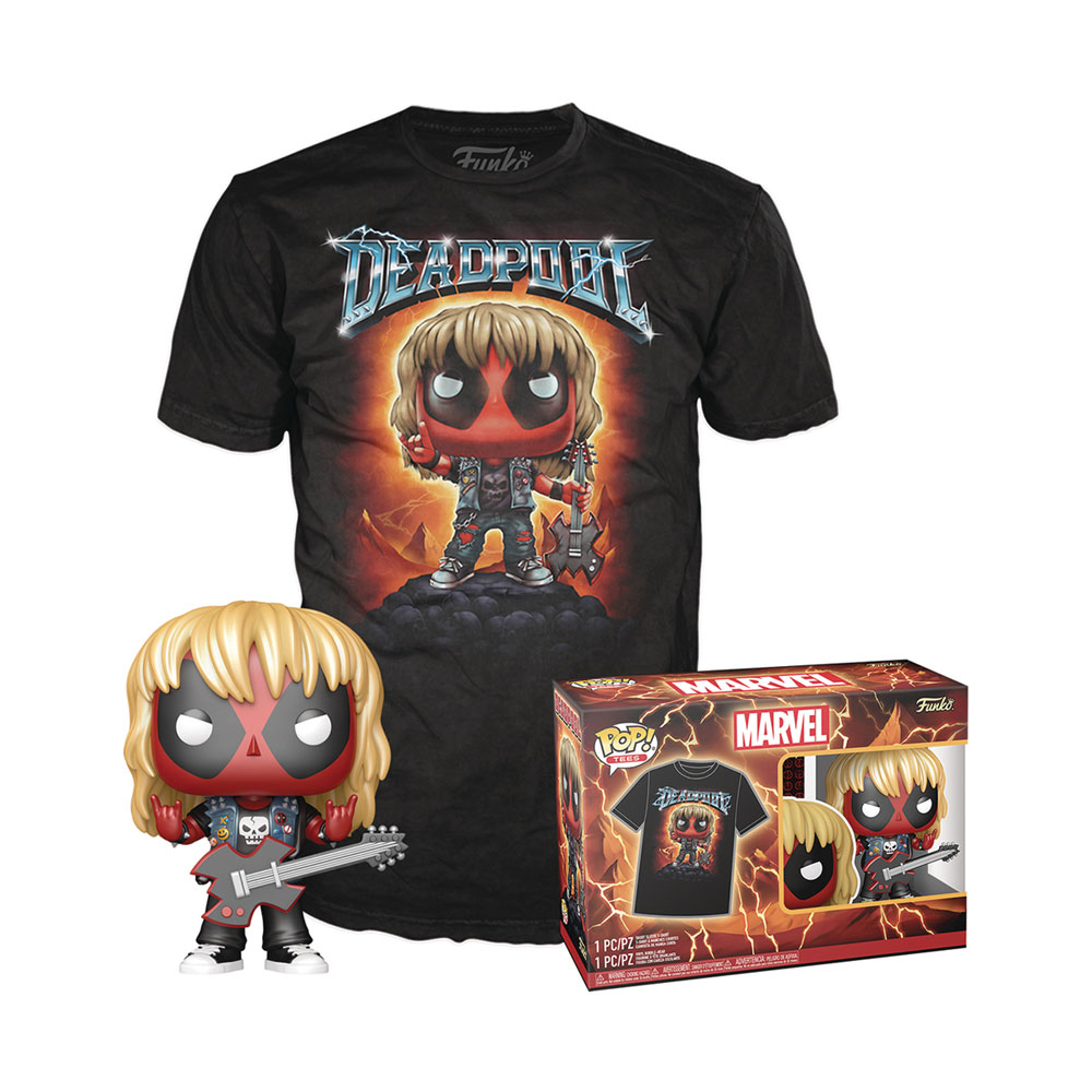 Pop & Tee : Deadpool - Heavy Metal -XL - Figurine En Vinyle à